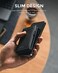 محفظة بطاقات VULKIT بتصميم بسيط، مزودة بخاصية فتح البطاقات المنبثقة وحماية RFID، تتسع لما يصل إلى 10 بطاقات.