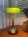 Newrays Green Glass Bankers Desk Lamp with Pull Chain Switch Plug in Fixture