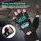 LiMMAX Kickboxing Sparring Gloves MMA Gloves for Men Women Half Finger Boxing Gloves Fighting Gloves Boxing Gloves for Punching Bag Training UFC Gloves for Men Women