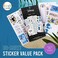 The Happy Planner Happy Planner Disney Stickers, Aloha Stitch&ndash;Theme Planner Stickers, Disney Planner Accessories, Disney Sticker Set for Calendars and More, 30 Sheets, 470 Total Stickers