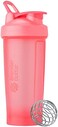 زجاجة خلط BlenderBottle الكلاسيكية V2، مثالية لمشروبات البروتين ومكملات ما قبل التمرين، سعة 28 أونصة، لون وردي فاتح