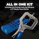أداة Kreg Durable Pocket-Hole Jig 320 مع مشبك تثبيت كلاسيكي 2 بوصة - تتضمن مشابك خشبية لأعمال النجارة في المساحات الضيقة - للمواد بسماكة من 1/2 بوصة إلى 1 1/2 بوصة