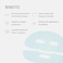 Hydropeptide Polypeptide Collagel Plus Line Lifting Hydrogel Mask For Face Treatment Unisex 4 Pc