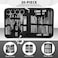 Andrea Manicure Set Professional Set Nail Clippers Pedicure Kit-30 Pieces Stainless Steel Manicure Kit,Grooming Kit Nail Care Tools with Luxurious Travel Case Silver