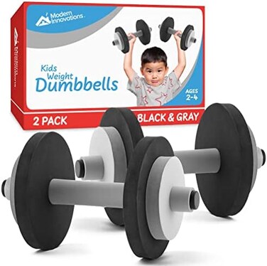 Modern Innovations Kids Weight Set Toy, Baby Workout Weights, Fun Fitness and Exercise Equipment for Toddlers