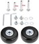 F-ber Suitcase Luggage Wheels Replacement Kit OD60mm Wheels ABEC 608zz Skate Inline Outdoor Skate Replacement Wheels Multiple Sizes, Set of (2Wheels (OD:60 W:18 ID:6 Axles: 3035