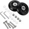 F-ber Suitcase Luggage Wheels Replacement Kit OD60mm Wheels ABEC 608zz Skate Inline Outdoor Skate Replacement Wheels Multiple Sizes, Set of (2Wheels (OD:60 W:18 ID:6 Axles: 3035