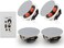 Herdio 6.5'' Bluetooth in Wall in Ceiling Speakers 600W 2-Way Flush Mount Speakers System with Wall Amplifier Receiver for Home Theater Office Bathroom(2Pairs, Paintable-Grille