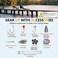 UperUper Fishing Lures Kit Set, Baits Tackle Including Crankbaits, Topwater Lures, Spinnerbaits, Worms, Jigs, Hooks, Tackle Box and More Fishing Gear Lures for Bass Trout