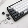 JSJT Ink Lotus Keycaps OEM Profile Japanese Keycaps 140 Keys PBT Dye Sublimation Custom Keycaps Suitable for GK61/64/68/84/87/96/98 Cherry MX Switches ANSI/ISO Layout Mechanical Keyboards