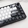 JSJT Ink Lotus Keycaps OEM Profile Japanese Keycaps 140 Keys PBT Dye Sublimation Custom Keycaps Suitable for GK61/64/68/84/87/96/98 Cherry MX Switches ANSI/ISO Layout Mechanical Keyboards