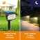 LANSOW Solar Spot Lights Outdoor, [8 Pack/57 LED] 2-in-1 Solar Landscape Spotlights, 3 Modes IP65 Waterproof Dusk to Dawn Solar Powered Flood Wall Lights for Outside Yard Garden Pathway(Warm White