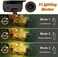 LANSOW Solar Spot Lights Outdoor, [8 Pack/57 LED] 2-in-1 Solar Landscape Spotlights, 3 Modes IP65 Waterproof Dusk to Dawn Solar Powered Flood Wall Lights for Outside Yard Garden Pathway(Warm White