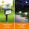LANSOW Solar Spot Lights Outdoor, [8 Pack/57 LED] 2-in-1 Solar Landscape Spotlights, 3 Modes IP65 Waterproof Dusk to Dawn Solar Powered Flood Wall Lights for Outside Yard Garden Pathway(Cool White