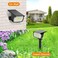 LANSOW Solar Spot Lights Outdoor, [8 Pack/57 LED] 2-in-1 Solar Landscape Spotlights, 3 Modes IP65 Waterproof Dusk to Dawn Solar Powered Flood Wall Lights for Outside Yard Garden Pathway(Cool White