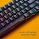 لوحة مفاتيح الألعاب الميكانيكية HyperX Alloy Origins 65 - تصميم صغير الحجم 65% - مفاتيح حمراء خطية - أغطية مفاتيح PBT مزدوجة الطبقة - إضاءة خلفية RGB LED - متوافقة مع برنامج NGENUITY