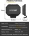 iGPSPORT Speed or Cadence Sensor, Bluetooth ANTWireless Waterproof Cycling Sensor, Compatible with Bike Computer Stationary Bike
