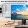 MOGOOD USB Extension Cable,USB A Male to 2 Female Extension Cord Durable USB Splitter Cable Nylon Braided Fast Data Transfer Compatible with Printer, USB Keyboard, Flash Drive, Hard Drive, PlayStation