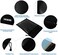 MUBYE Fireproof Waterproof Money Document Bag - 15"x 11" Safe Zipper Bags with Reflective Strip, FireWater Proof Storage Organizer Pouch for Important Documents Holder,File,Cash,Passport,Tablet (Black