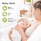 KeaBabies Organic Bamboo Nursing Pads - 14 Washable Nursing PadsLaundry Bag - Reusable Nursing Pads for Maternity - Washable Nursing Pads (Bare Beige, L 12 cm