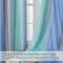 XiDi Dream Star Blackout Curtains for Kids Rooms Boys Green Curtain for Bedroom Window Blue Grey, W52 X L63