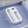 YouCopia StoraBag Drawer Food Bag Dispenser, 3-Slot Plastic Ziploc Bag Organizer for Kitchen, Holds Food Storage Bags, Freezer Bags, Snack Bags, BPA-Free, Easy to Clean