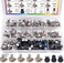 Taiss 100PCS Potentiometer Kit,WH148 B1K 5K 10K 20K 50K 100K 250K 500K 1M ohm potentiometers,Potentiometer Assortment,Single Linear Taper Potentiometer 3 Terminal with Knobs,Nuts and Washers