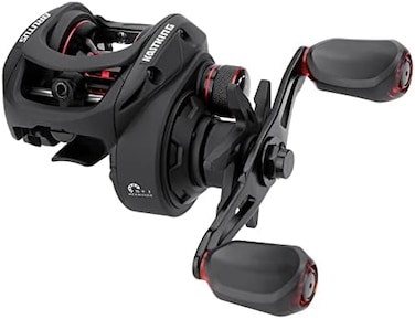 KastKing Brutus Baitcasting Fishing Reel, Graphite Frame, 7.2:1 Gear Ratio, 51 Shielded Stainless-Steel Ball Bearings,10 Button Magnetic Braking System, 17.6LB Carbon Fiber Drag, Aluminum Handle