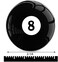 Mototo AAA-Grade Pro-Cup Billiard Cue Ball or Billiard8 Ball Standard Regulation Size 2-1/4" Practice Training Pool Ball for GamesSports