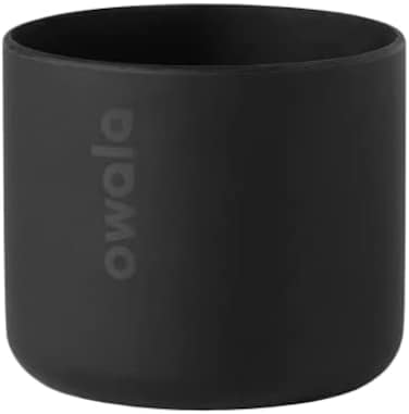 Owala Silicone Water Bottle Boot, Anti-Slip Protective Sleeve for Water Bottle, Protects FreeSip and Flip Stainless Steel Water Bottles, 32 Oz, Black