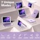 جراب لوحة مفاتيح TQQ Touchpad لجهاز iPad 10.2 الجيل التاسع/الثامن/السابع، جراب لوحة مفاتيح لجهاز iPad الجيل التاسع/الثامن/السابع - غطاء حماية قابل للدوران 360 درجة للوحة مفاتيح iPad الجيل التاسع/الثام