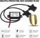 محول YIPIN HEXHA DC من 12 فولت/24 فولت إلى 5 فولت 3 أمبير 15 واط، مزود بمنفذي USB أنثى، محول DC خافض للجهد