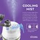 زجاجة مياه O2COOL Mist 'N Sip، وظيفتان في زجاجة واحدة: رذاذ وشرب، مع فوهة علوية مانعة للتسرب (أزرق مصبوغ).
