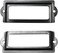 JianLing 20PCS Black Label Holder Black Office Library File Drawer Cabinet Card Tag Holder Metal Office File Cabinet Shelves Drawer Name Card Label Holder Frames