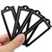 JianLing 20PCS Black Label Holder Black Office Library File Drawer Cabinet Card Tag Holder Metal Office File Cabinet Shelves Drawer Name Card Label Holder Frames