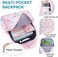 mommore Kids Backpack Set, Unicorn Backpack for Girls Lightweight Elementary Bookbag for Students School backpack for Children with Chest Strap Water Resistant,3pcs pink