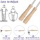 ACEONE Jump Rope Kids, 7ft Adjustable Cotton Skipping Rope with Wooden Handle for Boys and Girls Fitness Outdoor Exercise