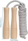 ACEONE Jump Rope Kids, 7ft Adjustable Cotton Skipping Rope with Wooden Handle for Boys and Girls Fitness Outdoor Exercise