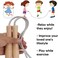 ACEONE Jump Rope Kids, 7ft Adjustable Cotton Skipping Rope with Wooden Handle for Boys and Girls Fitness Outdoor Exercise