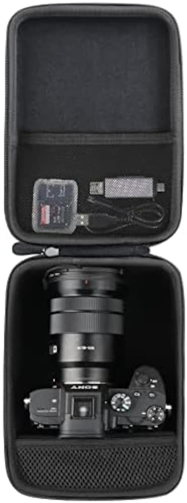 حقيبة حمل صلبة من Aenllosi متوافقة مع كاميرات سوني ألفا 7 II III IV/7R V/Sony ILCE7M3B كاملة الإطار (الحقيبة فقط)
