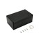 LeMotech Project Box ABS Plastic IP65 Waterproof Dustproof Electrical Junction Box Outdoor Enclosure for Electronics Black 7.87 x 4.72 x 2.95 inch (200 x 120 x 75 mm