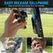 Dprofy Magnetic Golf Phone Caddy,Record Your Golf Swing with Bluetooth Wireless Selfie Remote,Get Swing Feedback for Golf Training Aid and Correct Your Swing Posture,Golf Gifts for Men/Women