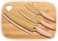 Paris Hilton Cutlery Set with Bamboo Cutting Board, 7-Piece, Pink