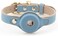 Nina Woof Cupertino Dog Collars, HarnessesLeashes Made from Vegan Leather with Dog Tracker Device Holder Adjustable Dog Collar (Extra Small, Blue