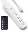 Geeni Surge Smart Wi-Fi Surge Protector, No Hub Required, Works with Alexa, The Google AssistantMicrosoft Cortana, White 6 Outlet GN-SW003-199 1