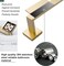 TQKAG Brushed Gold Bathroom Towel Bar Sets Premium Stainless Steel 4-Piece Bathroom Hardware Set Wall Mounted Square Bathroom Accessories Kit