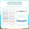Long tiantian String Bracelets for Women Friendship Bracelets Waterproof Ankle Bracelets Summer Bracelets Outfits Wave Surfer Bracelets Adjustable Beach Bracelets