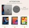 جراب Akkerds متوافق مع iPad مقاس 10.2 بوصة (إصدارات 2021/2020/2019)، مناسب لأجهزة iPad من الجيل التاسع/الثامن/السابع، مزود بحامل قلم، غطاء واقٍ بظهر TPU ناعم، خاصية التشغيل/الإيقاف التلقائي، أزرق/بنفس