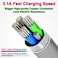 IHAO Micro USB to USB A Android Phone Charger Cable Fast Charging High Data Speed Visible LED Current Flowing for All Micro USB Device-Green/39 Inches&hellip;