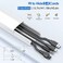 Yecaye [Upgrade Version] Cable Management Channel - CMC-02 Concealer Cord Cover - 125" Wire Hider Raceway Kit - Organizing Wall Mount TV System Cable Runner Home Office - 8X L15.7in, W1.18 H0.6in, Whi